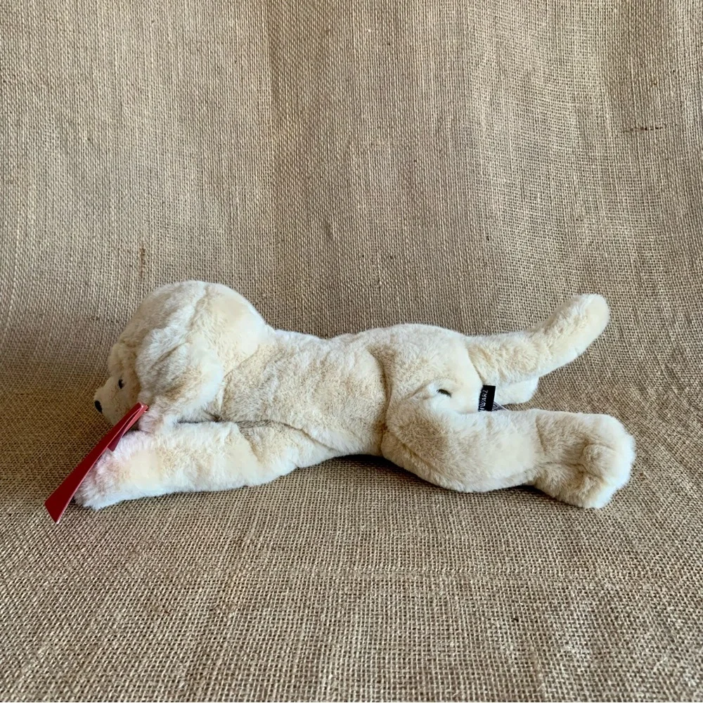 FAO SCHWARZ Stuffed Animal Adopt a Pet Dog Labrador Cream Color